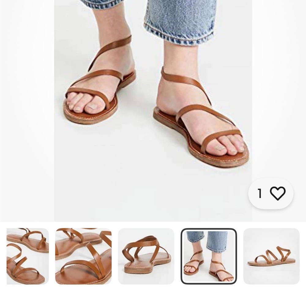 Madewell Brown Minimalist Sandals